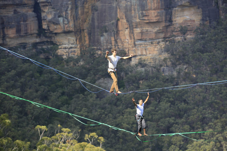 Ground Slacklining FeetOffGround - Slackline Products & Workshops - Australia Wide